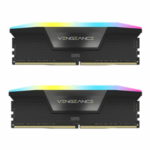 رم کامپیوتر DDR5 دو کاناله 6400 مگاهرتز CL36 کورسیر مدل VENGEANCE RGB ظرفیت 32 گیگابایت